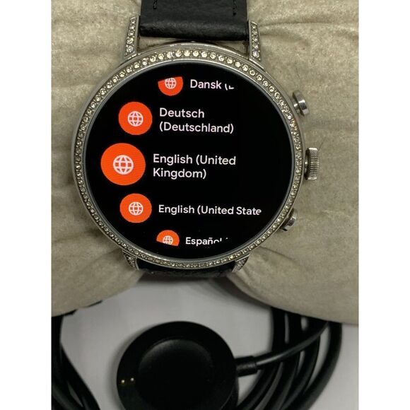 Fossil Gen 4 Authentic Digital Dial Smart Watch Custom Band FTW6016 ZA588 - Picture 2 of 12